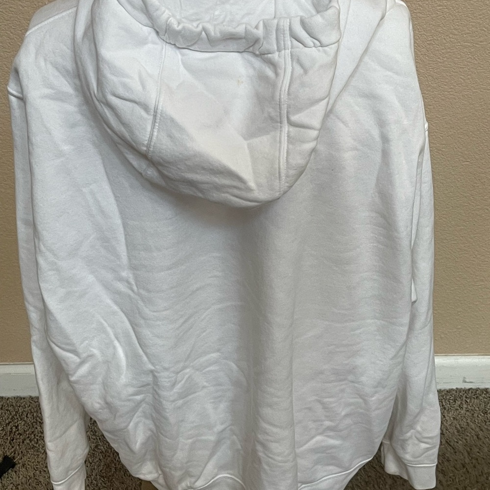 Nike Men's White and Black Logo Sweater - Picture 2 of 3